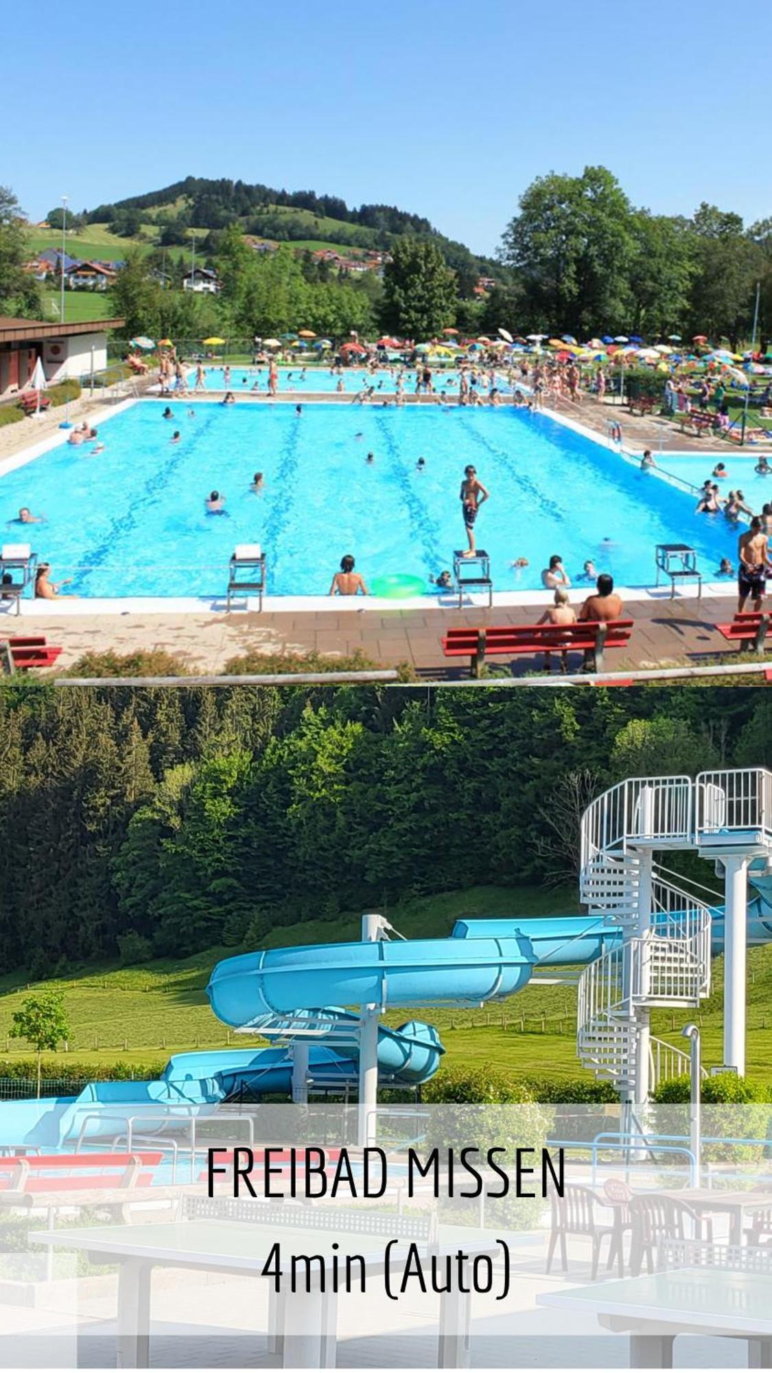 Ferienwohnung Bergzeit Mit Pool Und Sauna ミッセン・ヴィルハムス エクステリア 写真